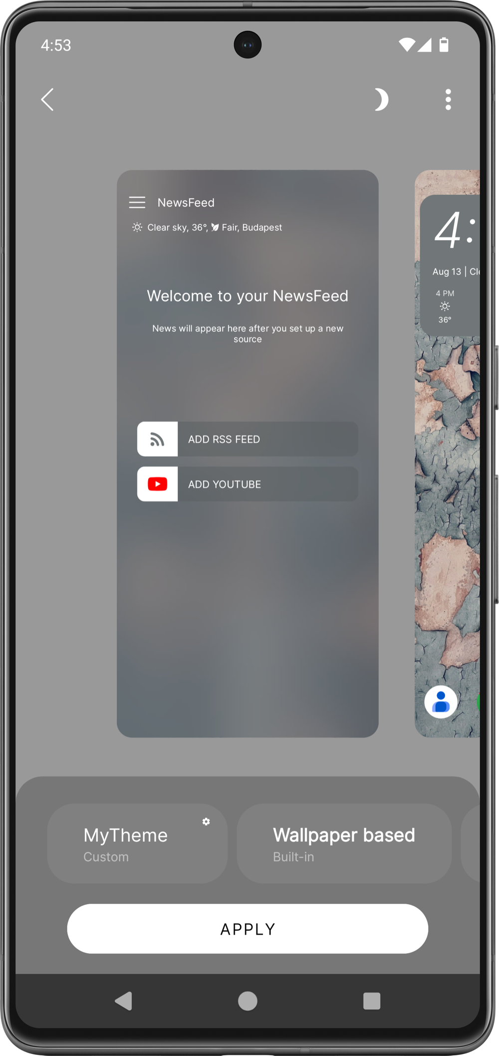 Theme picker Theme picker