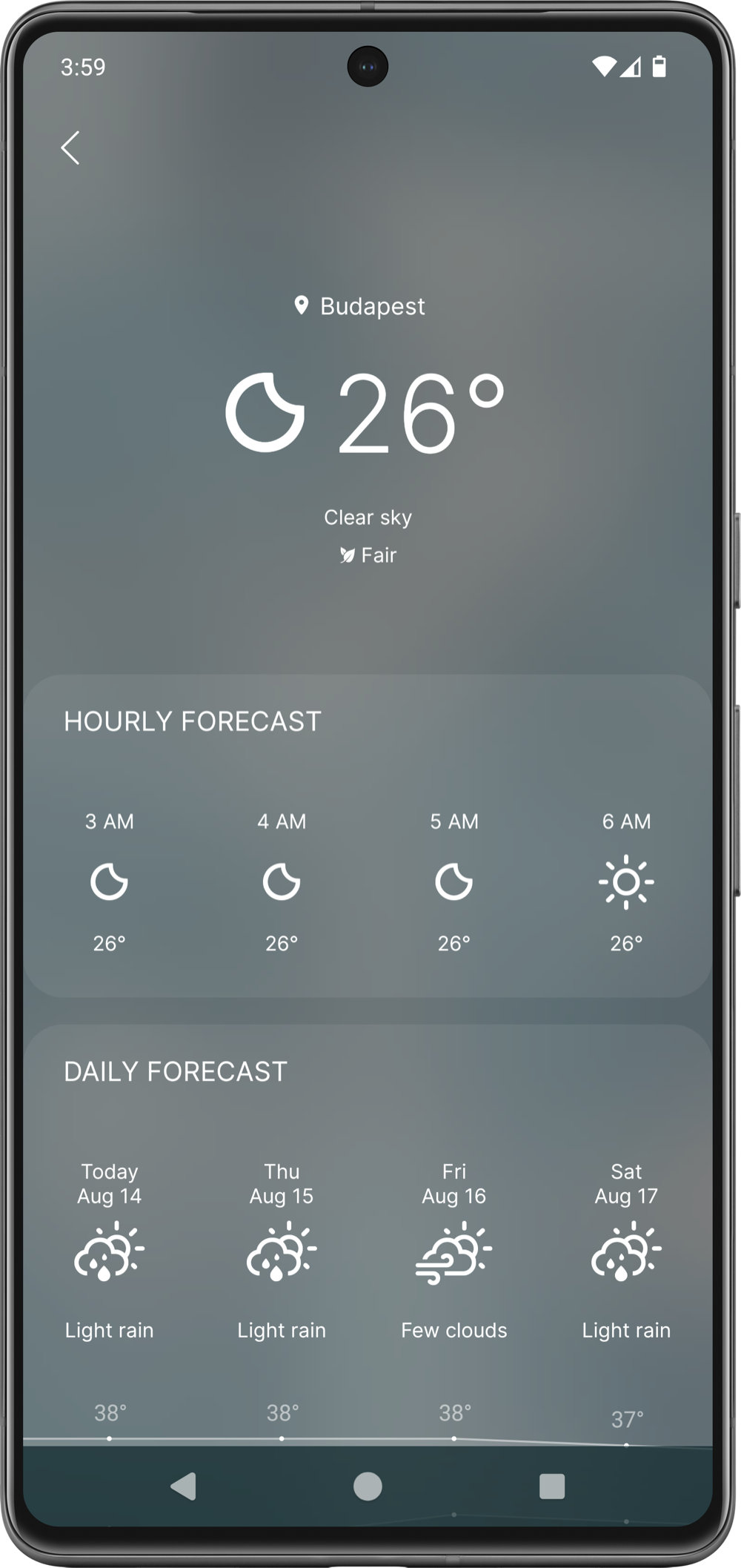 Weather forecast preview 1 Weather forecast preview 1