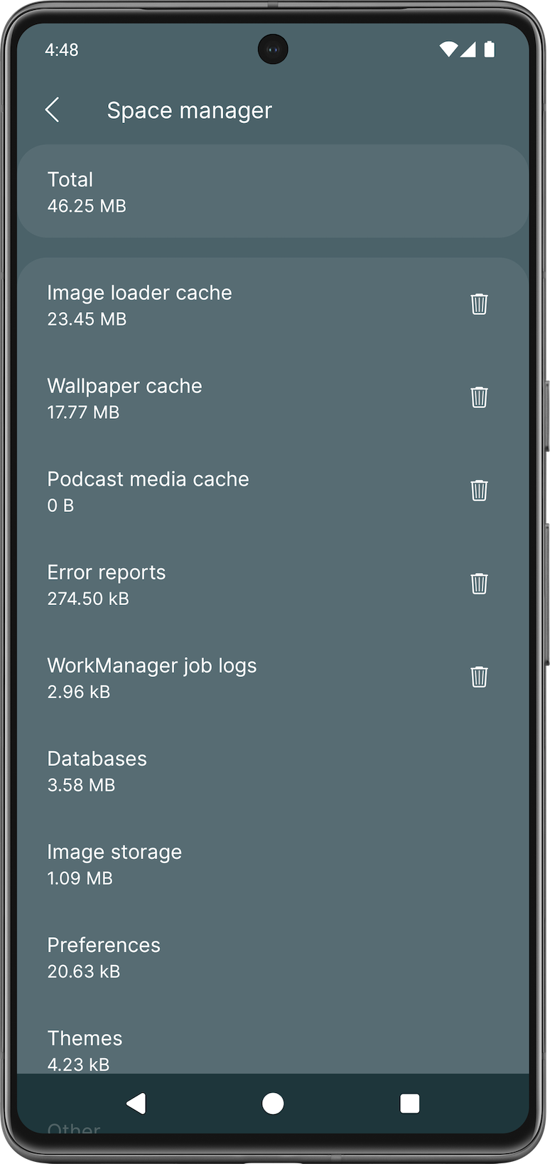 Space manager preview