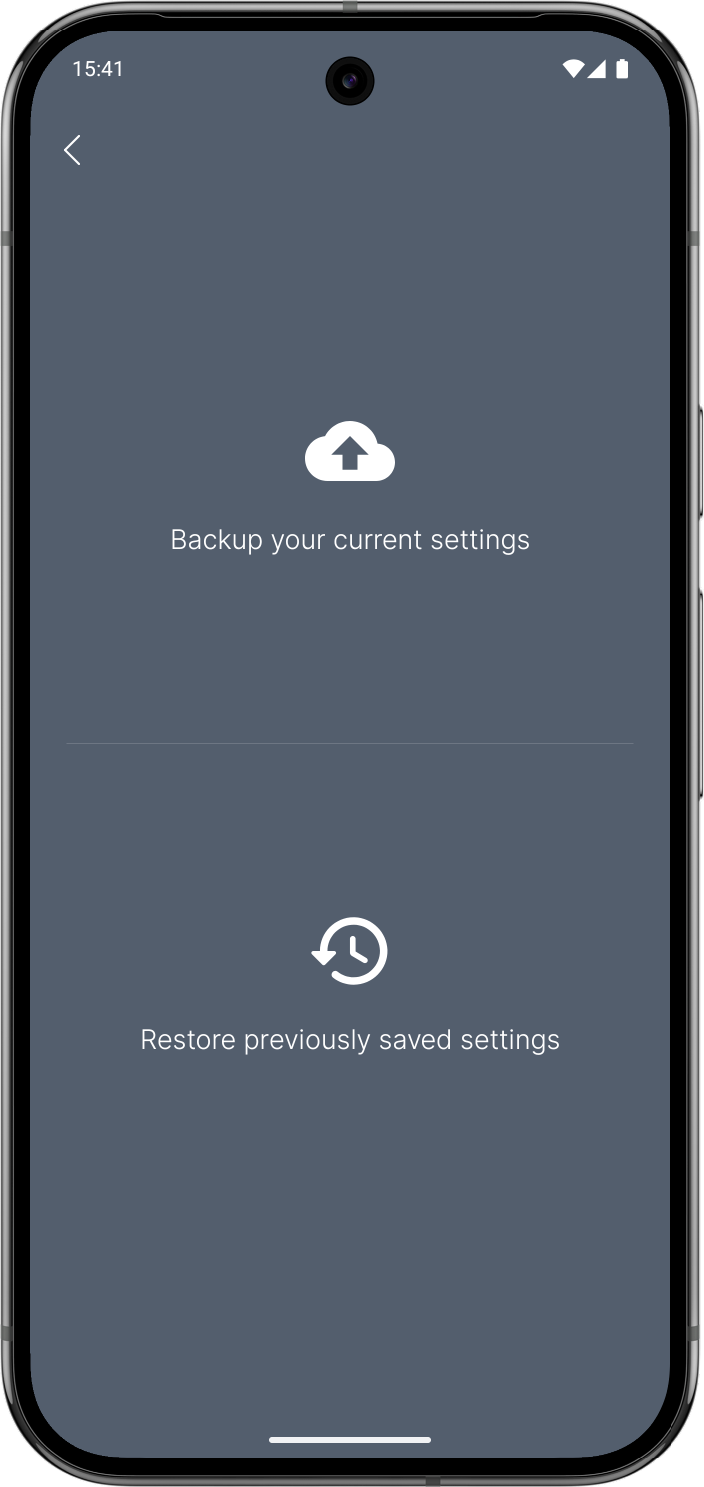 Backup/Restore preview