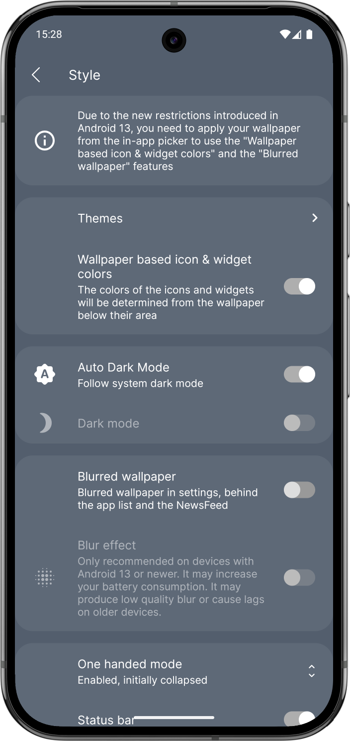 Theme picker